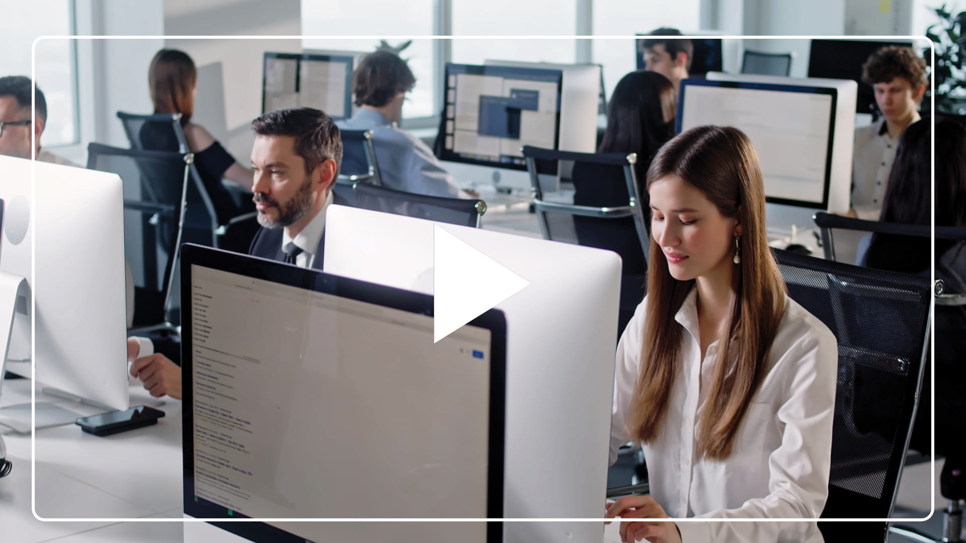 people working on computers